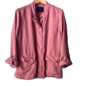 NWT Sanctuary by Anthropologie 2 Pocket Roll Jacket in Dusty Blush - Size Medium